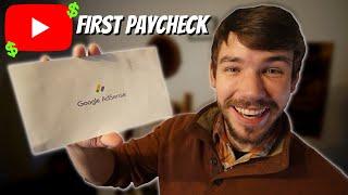 FIRST YouTube Paycheck as a Creator with 1250 Subscribers // Real Analytics and Numbers!