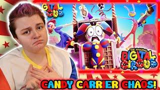 WHEN DID THIS GET SAD?!~ THE AMAZING DIGITAL CIRCUS (Ep 2 CANDY CARRIER CHAOS!) REACTION!!!