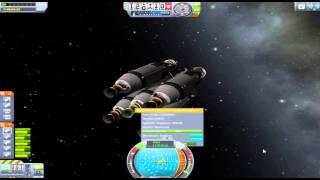 KSP Тяжелая ракета и двигательный блок космолета ''Заря'' #11