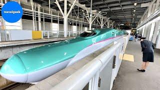 Riding Japan's FASTEST Bullet Train First Class from Tokyo to Hokkaido | Shinkansen Hayabusa