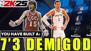 THIS 7'3 DEMIGOD WILL BE A NIGHTMARE & TRIPLE-DOUBLE MACHINE AT THE REC & PROVING GROUNDS NBA 2K25