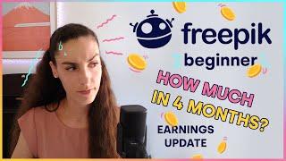 How Much Money I Made on Freepik After 4 Months -  Reality Check