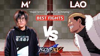 KOF XV  M' vs LaoGui - Best Fights #kofxv