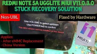 This MIUI can't be installed on this device Redmi Note 5A Stuck Recovery @mobilecareid