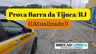 Prova do Detran/RJ, percurso Barra da Tijuca ((Atualizado)).