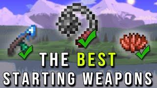 The BEST Starting Weapons in Terraria 1.4