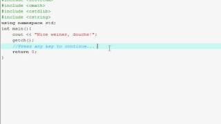 C++ Programming Tutorial - 6 - Getch() Command