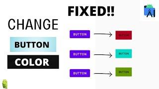 HOW TO FIX ANDROID STUDIO BUTTON NOT CHANGING COLOR 2022 (FIXED) (TUTORIAL)