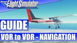 VOR to VOR Navigation am Beispiel der Cessna 152 - GUIDE  MICROSOFT FLIGHT SIMULATOR Guide