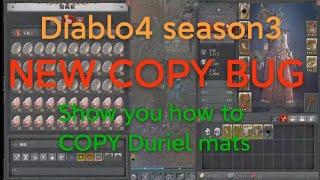 Diablo4 season3 COPY bug, each bug account sold 10000dollars in china