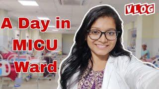 A day in the MICU ward| Pharm D intern| Vlogs