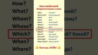 Вопросительные слова. Английский язык для начинающих. Английские фразы #short Voice