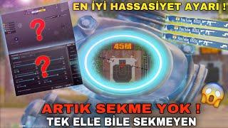 EN İYİ HASSASİYET AYARI NASIL YAPILIR ? TEK ELLE BİLE SEKMİYOR !(PUBG MOBİLE)