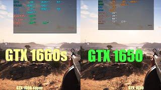 GTX 1650 vs gtx 1660 super