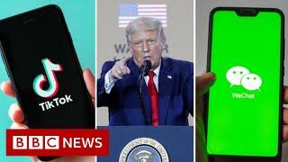 TikTok threatens legal action against Trump US ban - BBC News