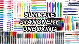 stationery unboxing + review | PENTEL WEEK (stationery haul, swatches, & maybe a giveaway)