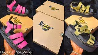 Dr. MARTENS SANDALS UNBOXING REVIEW & TRY ON + SIZING | FT. KIMBER II & BLAIRE STYLES | MUST WATCH!