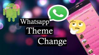 Whatsapp Theme Change (No Root) |Tamil Android