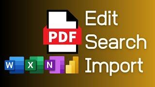 How to edit PDF in Word, Search Scanned PDF and more