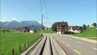   Trogen - St. Gallen - Appenzell cab ride, Switzerland [29.8.2019] (Film by Andreas Perren)