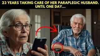 AN ELDERLY WOMAN CARED FOR HER PARALYZED HUSBAND... UNTIL ONE DAY, SUSPICIOUS OF SOMETHING...