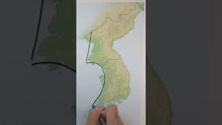 3 Steps to draw Korea