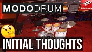 How REAL do these drums sound? Initial Thoughts on Modo Drum Review - Drum sound and Customizing