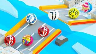 Marble Race Football Clubs - 16 Best Football Teams