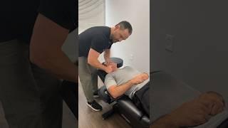 Sciatic Pain Relief - Extremely Interesting Case #chiropractic #adjustment #backpain #asmr