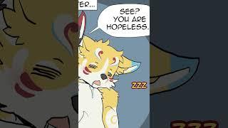 When Your Roommate Falls Asleep | Comic by Kurarifox #WaffleVA #furryfandom #comicdub
