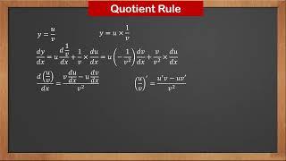 9709 P3 - 7.3 Product Rule and Quotient Rule