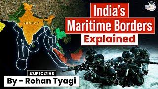 India's Maritime Borders Explained Through Animation | UPSC GS2