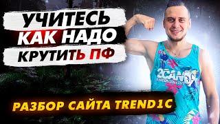 Эталонная накрутка ПФ на примере trend1c