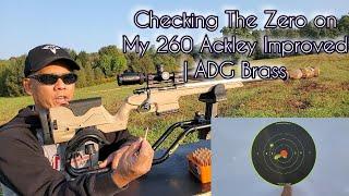 Is My 260 Ackley Improved Rifle Really That Accurate | 100 yards