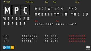 MPC Webinar: ‘Migration And Mobility in the EU’