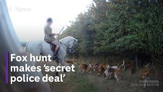 Fox hunting group avoid court with 'secret' police deal