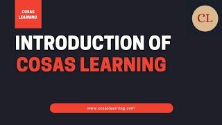Introduction of Cosas Learning | About Cosas Learning