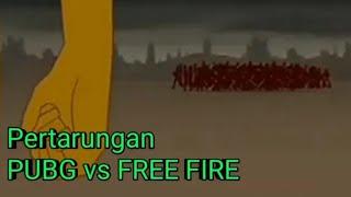 Pertarungan PUBG vs FREE FIRE |™ VERSI STICKMAN