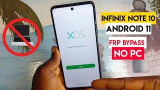 Infinix Note 10 (X693) Frp Bypass Android 11 / Google Account Remove || Without Pc