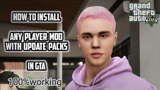 How to  install player mod (without Addon peds) in Gta5 with update (step by step 100%working)