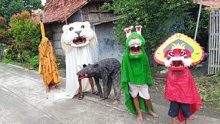 Barongan Jerapah Celeng dan kawan-kawan berkumpul