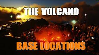 ARK: "The Volcano" LAND AND CAVE BASE LOCATIONS | VANGUARD ARK CLUSTER