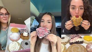 TikTok ASMR mukbang compilation! CRUMBL COOKIES DEC 2-7