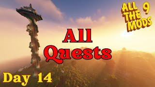 Completing EVERY QUEST in All The Mods 9: Day 14!