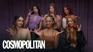 KATSEYE Gets Quizzed on Spice Girls, LE SSERAFIM & More Iconic Girl Groups | Cosmopolitan