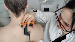 [ASMR] His Shoulder Has To Endure Weird Tests & Examinations