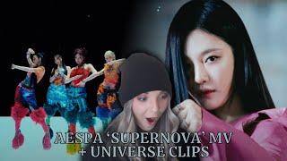 aespa 에스파 'Supernova' MV + 'Licorice' Universe + 'Long Chat (#)' Universe Reaction ll This Is CRAZY