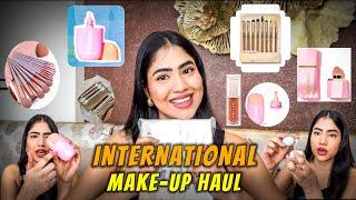 International makeup haul worth 50,000