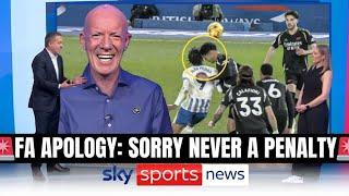 FA PREMIER LEAGUE APOLOGY: "NEVER A PENALTY" WE ARE SORRY ARSENAL | FULL REACTION AND ANALYSIS