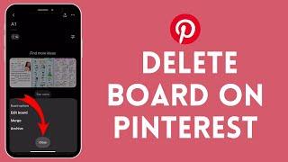 How to Delete a Board on Pinterest | Remove Pinterest Boards Easily Beginners Guide(2024)